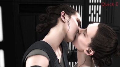 Sith Rey Fucks Jedi Rey's Ass in 'QuickE'