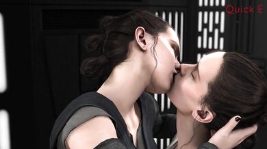 Sith Rey Fucks Jedi Rey's Ass in 'QuickE'