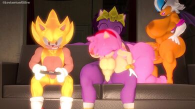 Sonic's Monstrous Gangbang Session 4