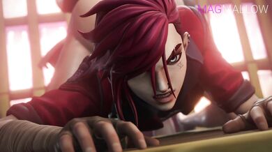 Jinx and Vi's Witchcraft Fetish Play - Magical Cum Explosion