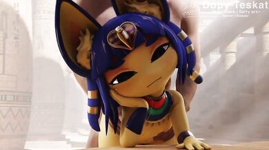 The Naughty Adventures of Bored Ankha (@Dopyteskat)