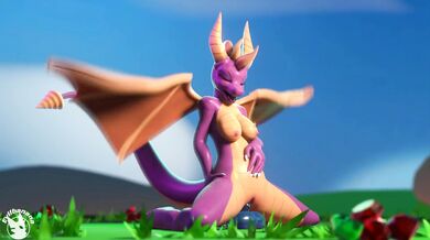 Banana's Evil Cumplay with Gems