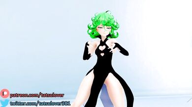 Black Mamba's Tatsumaki in MMD Hentai Porn Video