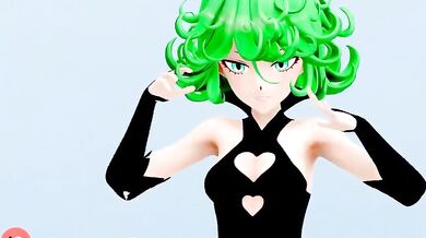 Black Mamba's Tatsumaki in MMD Hentai Porn Video