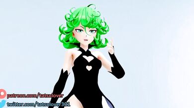 Black Mamba's Tatsumaki in MMD Hentai Porn Video