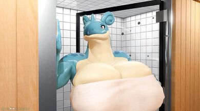 Wet and Wild: Futa x Female Romp with No Towels Allowed