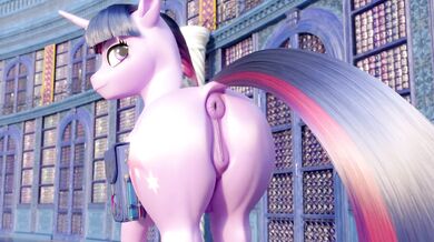 Twilight's Erotic Display in the Library: An Expanded Version [Ponyclop Reproduction]