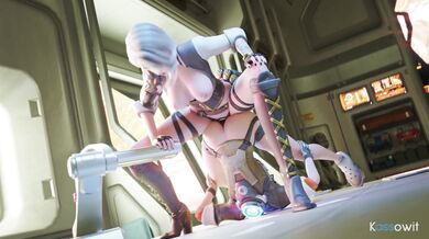 Tracer Kassowit Gets Destroyed by Ashe's Absolutely Massive Cannon[4K]