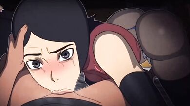 - Sarada Uchiha Sucks Cock