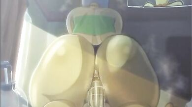 Manila's Anal Intrusion with Marge Simpson