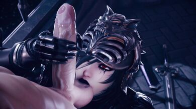 [4K UHD] The Horny Goth Queen and the Flower-Masked Man