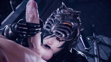 [4K UHD] The Horny Goth Queen and the Flower-Masked Man