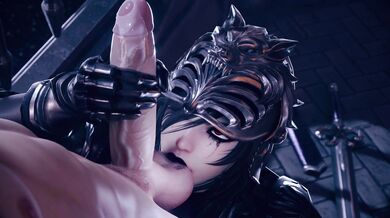 [4K UHD] The Horny Goth Queen and the Flower-Masked Man