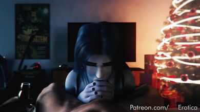 Vgerotica's Widowmaker Christmas Blowjob