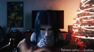 Vgerotica's Widowmaker Christmas Blowjob