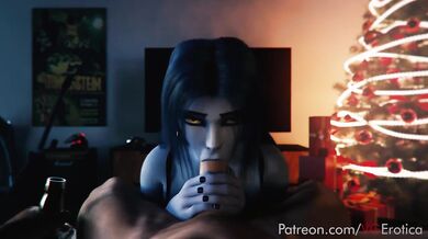 Vgerotica's Widowmaker Christmas Blowjob