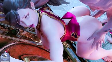Pussy Licking Orgy Gets Wilder with Caged Bird and Chun-li's Back for More Sweet Action!
