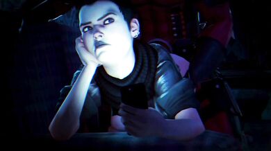 Negasonic Teenage Warhead Rides Deadpool's Cock in FroggysFM Porn Parody