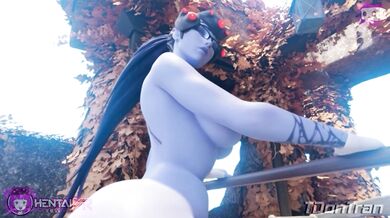 Sexy Widow Plays with her Late Husband's Toy