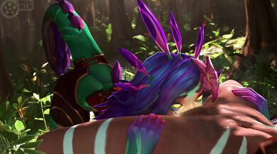 Naughty Nexus: Neeko and Nidalee's Meklab Mischief