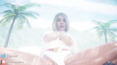 Uncontrollable Beach Desires with Power Girl