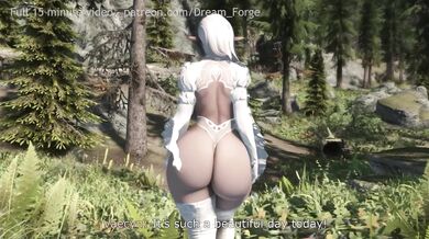 A Dark Elf's Sensual Encounter with a Feral Werewolf