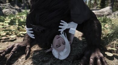 A Dark Elf's Sensual Encounter with a Feral Werewolf