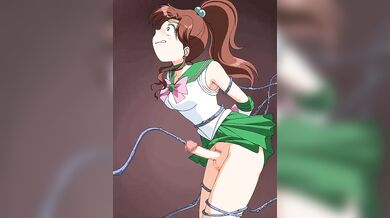 Jupiter's Uranus Violation: A Sailor Star's Tragic Endurance of Nasty Anal Penetration