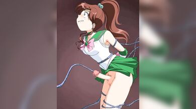 Jupiter's Uranus Violation: A Sailor Star's Tragic Endurance of Nasty Anal Penetration