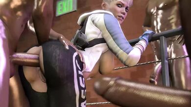 Cassie's Anal Invasion by Black Beasts (BBC)