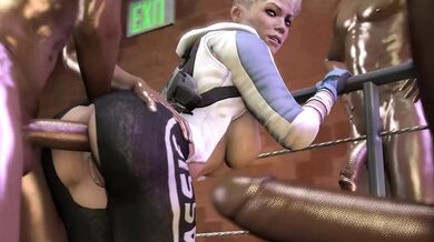 Cassie's Anal Invasion by Black Beasts (BBC)