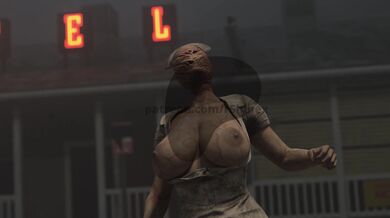 Naughty Nurse's 4K Playtime in Silent Hill 2!