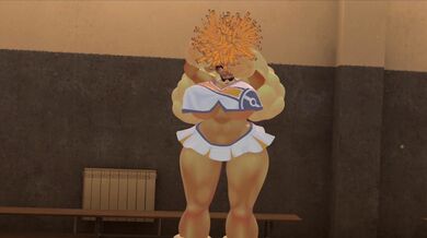 The Horny Cheerleader Gives the Perfect Blowjob