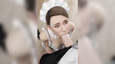 Major Masturbation - Morning Wank Session with Kara the Maid