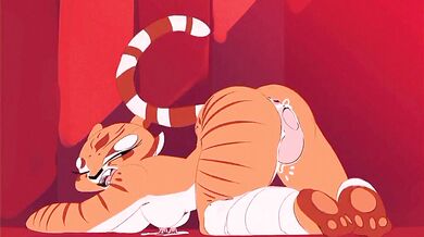 Human Pet Play with Master Tigress