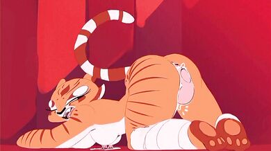 Human Pet Play with Master Tigress