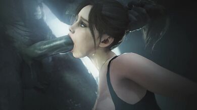Claire Caught in the Clutches of Mr. X's Fetish: A Hentai Video