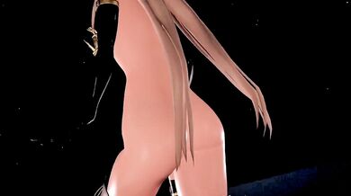 Walking Shimakaze and Amatsukaze with P-chan in R15 Hentai MMD Action