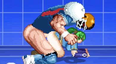 Lyndis Roughs Up Brian's Cock and Ass Hole in a Sweaty Fuck Fest
