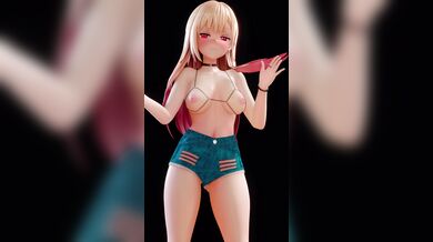 Marin's Wet & Wild Ride: A Short MMD Porn Parody