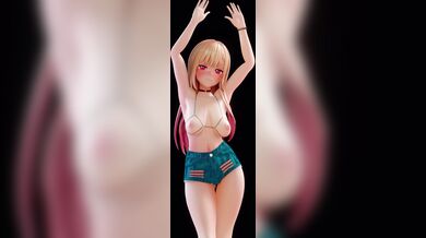 Marin's Wet & Wild Ride: A Short MMD Porn Parody