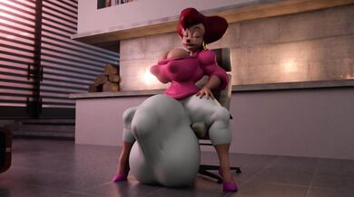 Riding Peg's Huge Cock