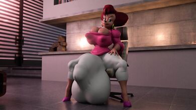 Riding Peg's Huge Cock