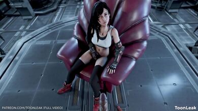 Tifa's Secret Toyplay with Barrett Caught on Camera