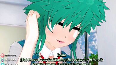 The Cum-Thirsty Deku Slut Gets Rimmed by the Entire Class in 'Quirkless Compensation'