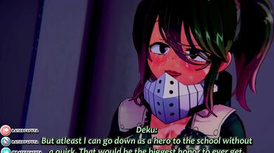 The Cum-Thirsty Deku Slut Gets Rimmed by the Entire Class in 'Quirkless Compensation'