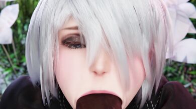 A.I. Infection: 2B's Descent into Debauchery