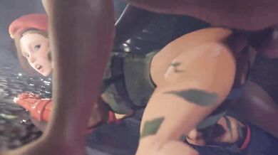 Cammy's Losing Streak Continues with Another RougeNine Spanking