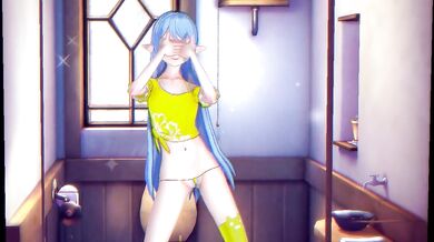 Elise Kitsch's Sensual Striptease