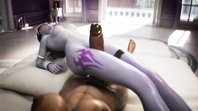 Naughty Widowmaker Gives a Tight Handjob in the Dark [ForbiddenFantasy][NoWM]